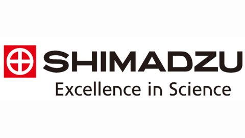 A logo for the brand Shimadzu